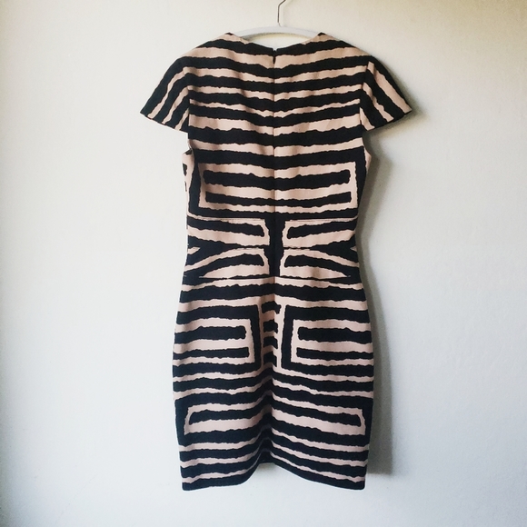 4.Collective Zebra Sheath Dress Anthropologie - Picture 5 of 8